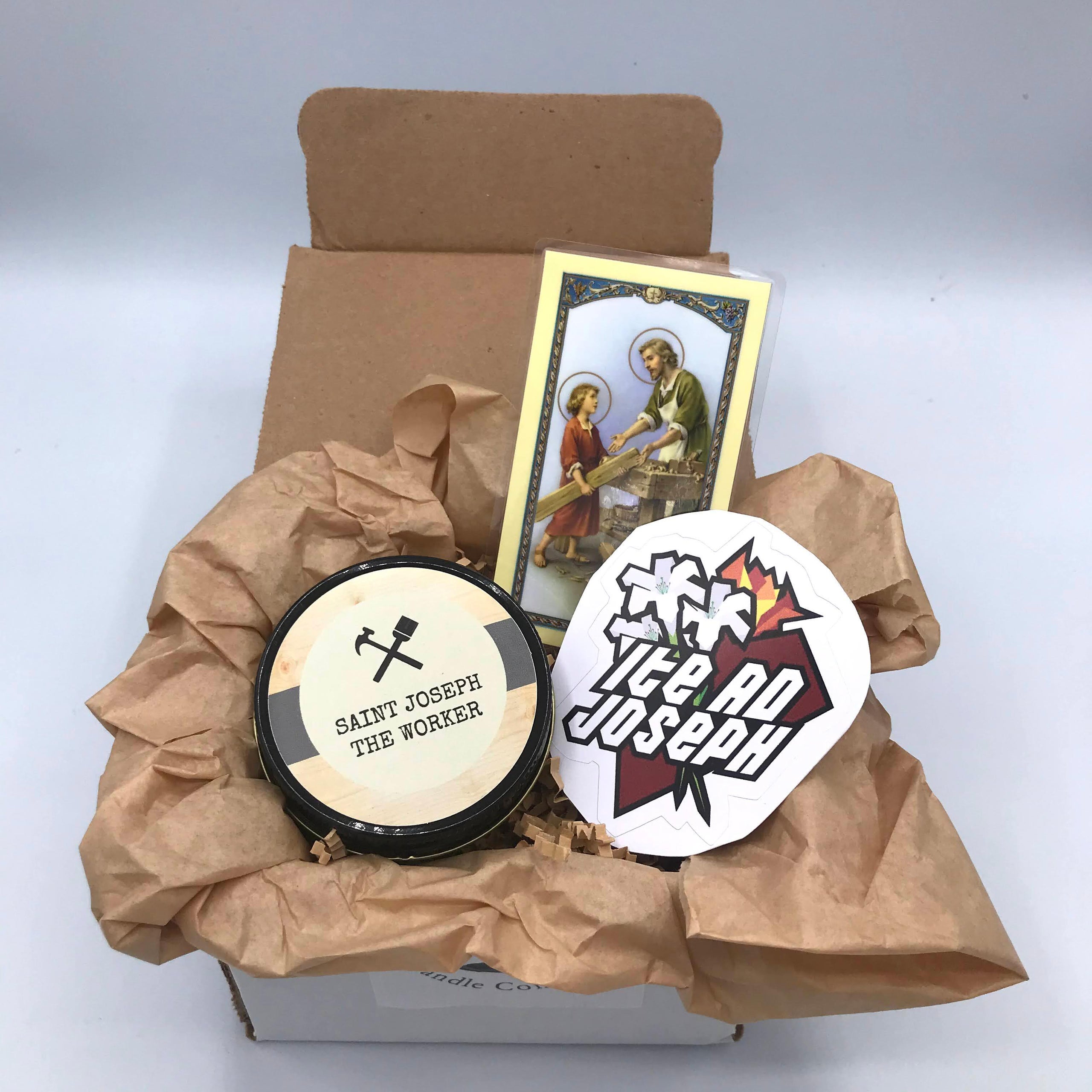 Saint Joseph Candle Set The Catholic Candle Company, L.L.C. The Catholic Candle Company, L.L.C.
